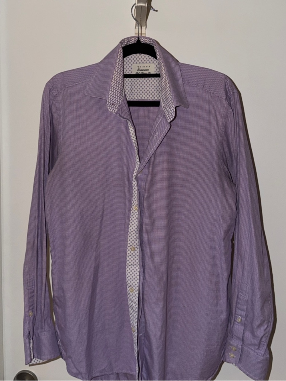 Ted Baker Lavender Button Down Shirt